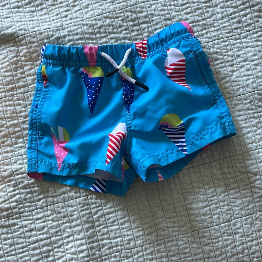 2T swim trunks ice cream pattern